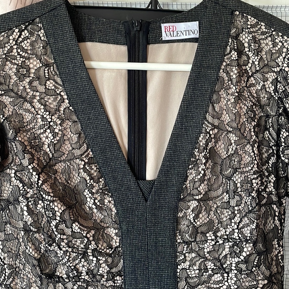 RED Valentino Lace/mesh Dress